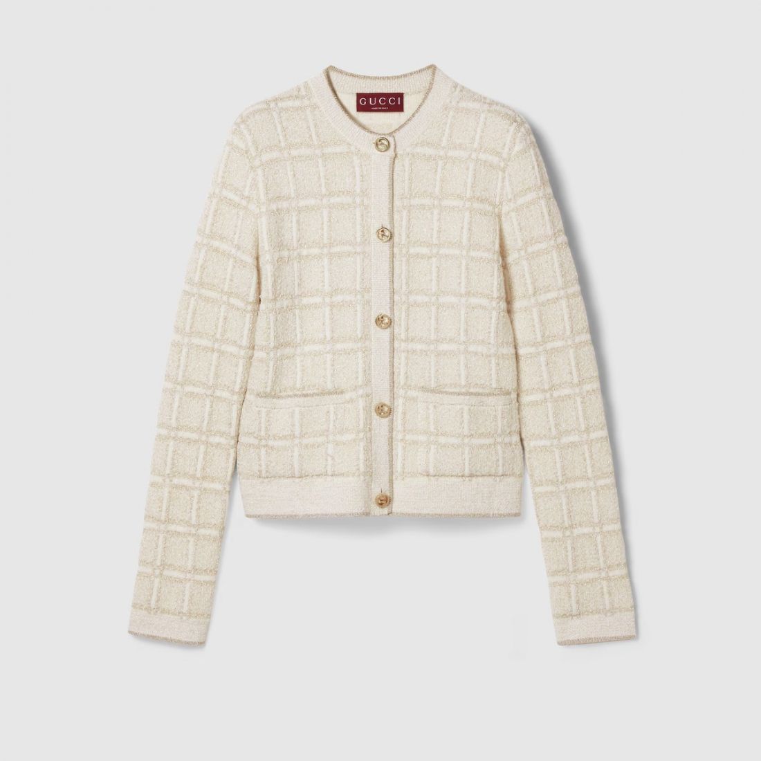 Gucci - Cardigan 'Check' pour Femmes