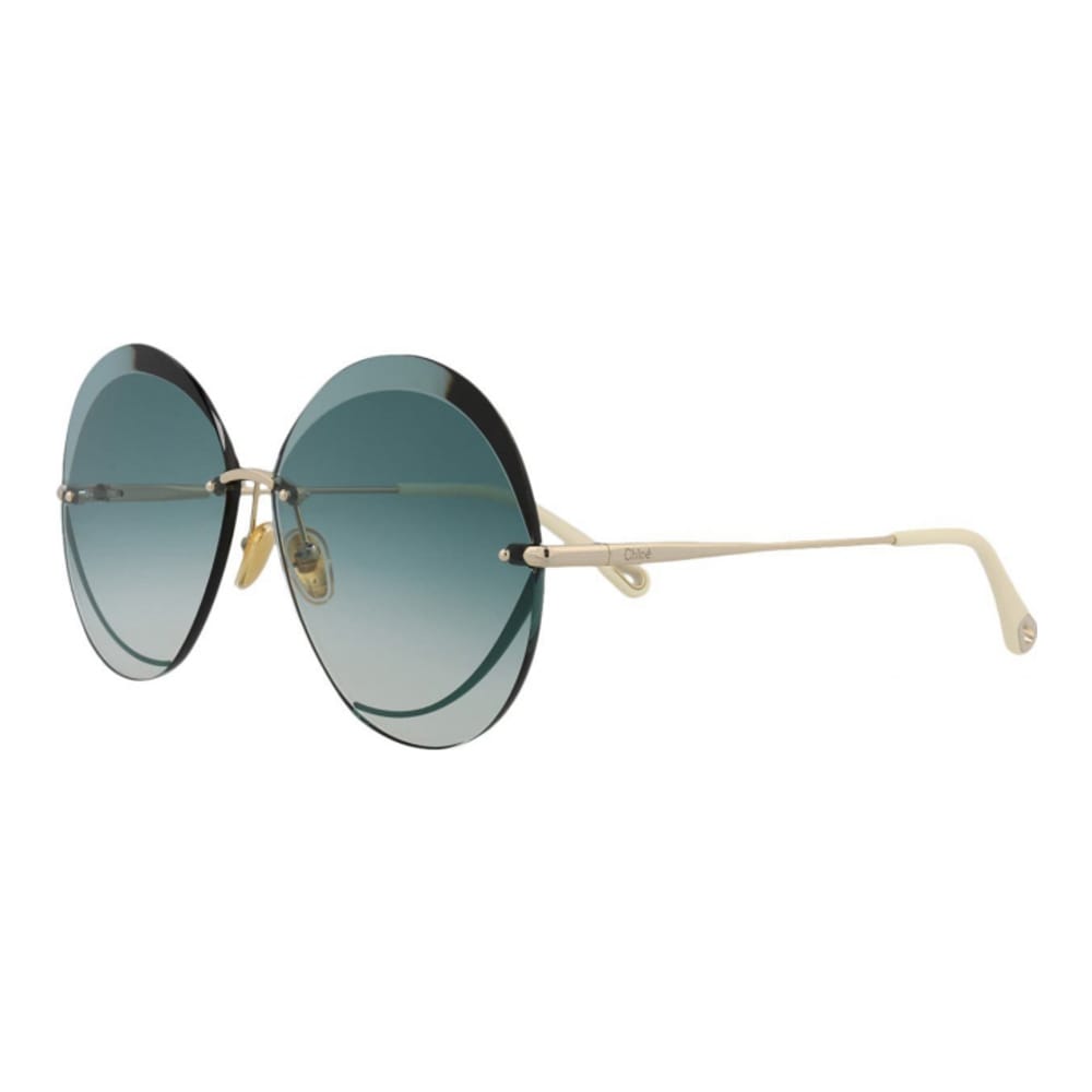 Chloé - '64mm Novelty Round Sunglasses' pour Femmes