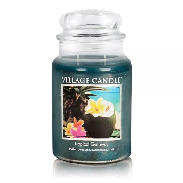 Village candle - Bougie parfumée 'Tropical Getaway' - 602 g