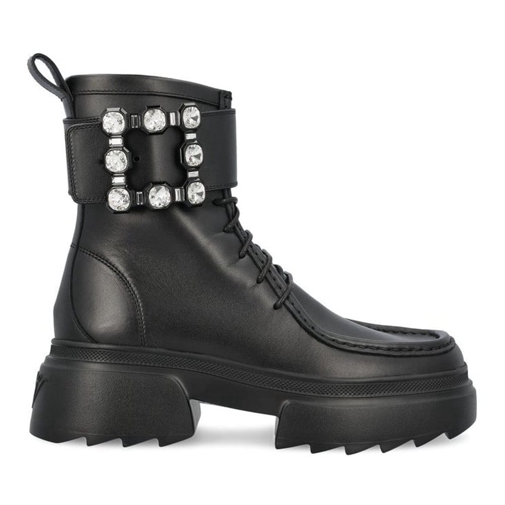 Roger vivier - Bottines 'Embellished Lace-Up' pour Femmes