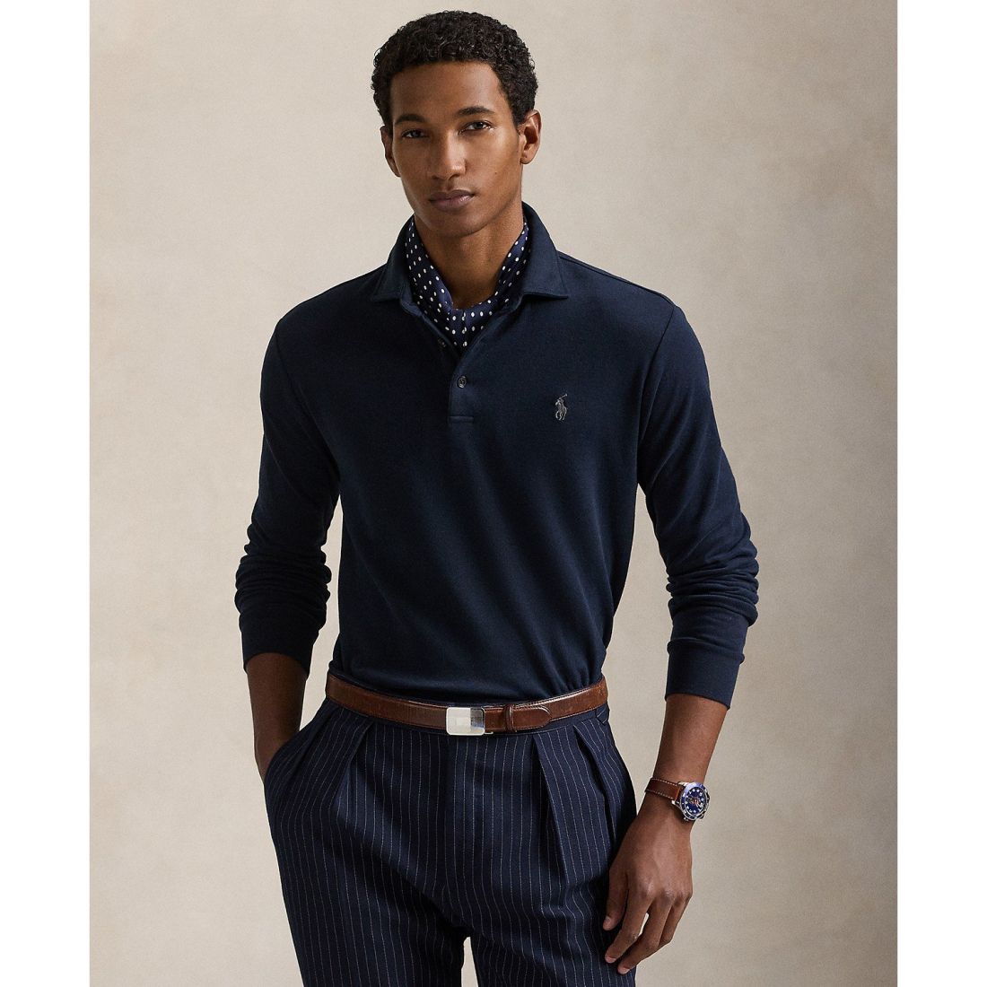 Polo ralph lauren - "Pull 'Luxury Jersey Polo-Collar' pour Hommes"