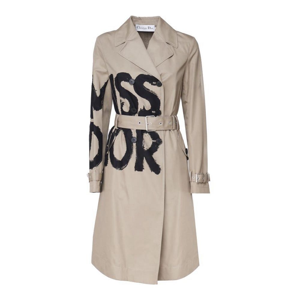 Christian dior - Manteau 'Double-Breasted Belted' pour Femmes