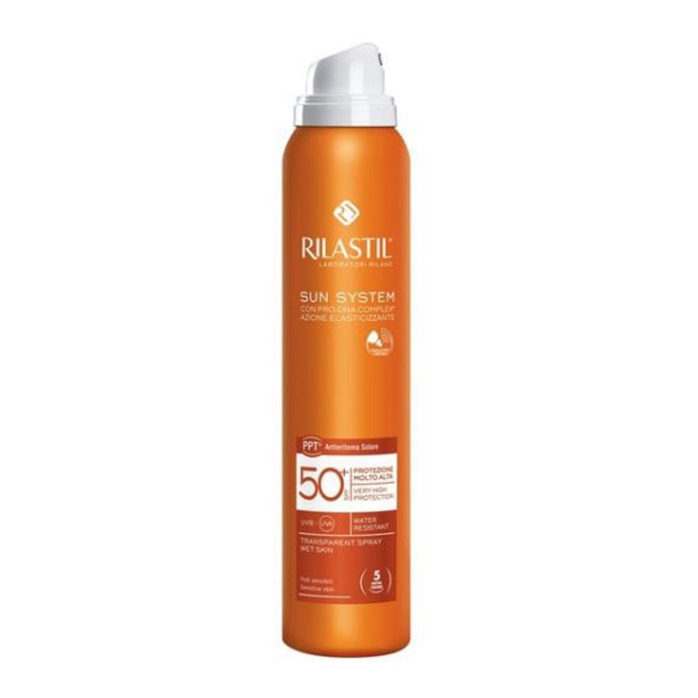 Rilastil - Spray de protection solaire 'Sun System SPF50+' - Peau sèche et sensible, 200 ml