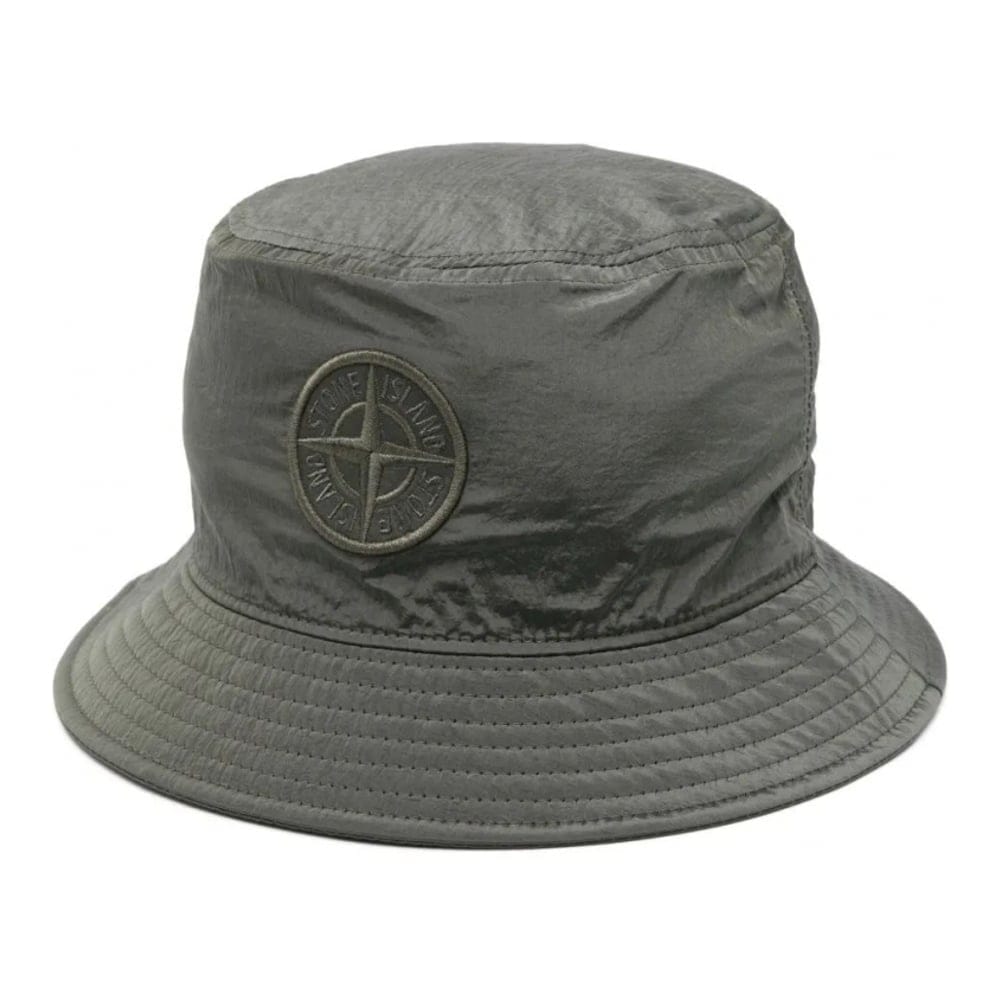 Stone island - Chapeau 'Compass-Embroidered' pour Hommes