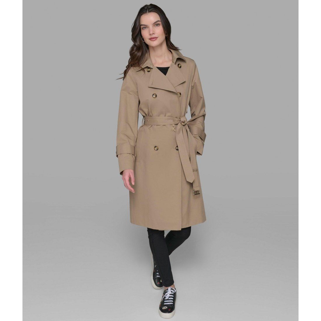 Karl lagerfeld paris - Trench 'With Embossed Logo Back' pour Femmes