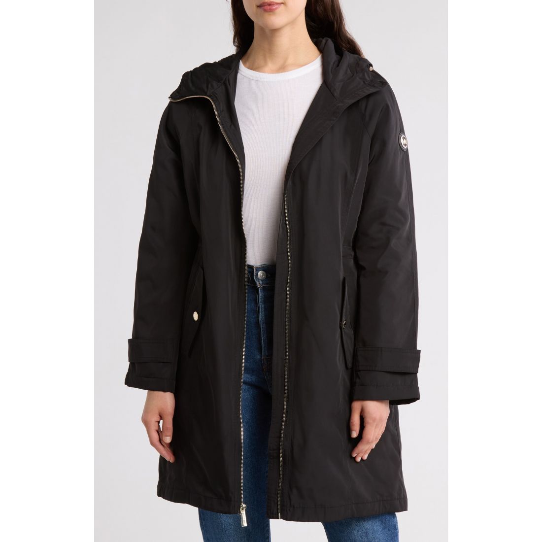 Michael kors - 'Longline Hooded Coat' pour Femmes