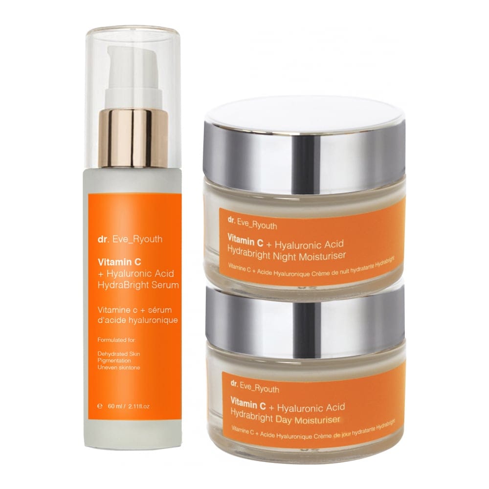 Dr. eve_ryouth - Coffret de soins de la peau 'Vitamin C + Hyaluronic Acid Hydrabright Day Moisturiser & Vitami' - 3 Pièces