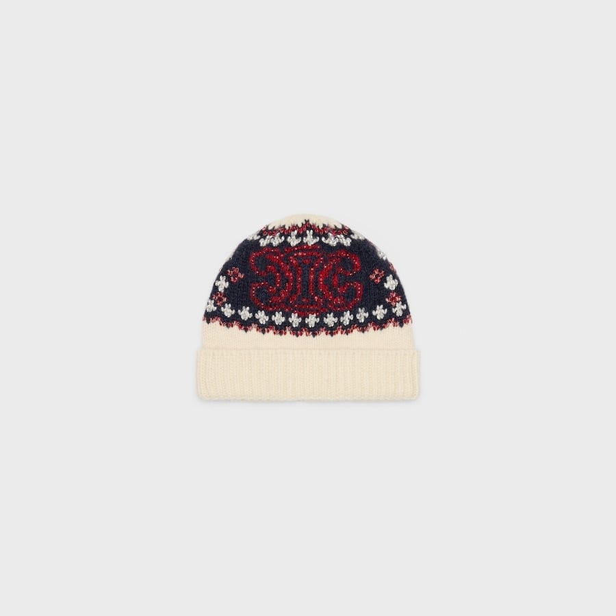 Celine - Bonnet 'Embroidered' pour Femmes