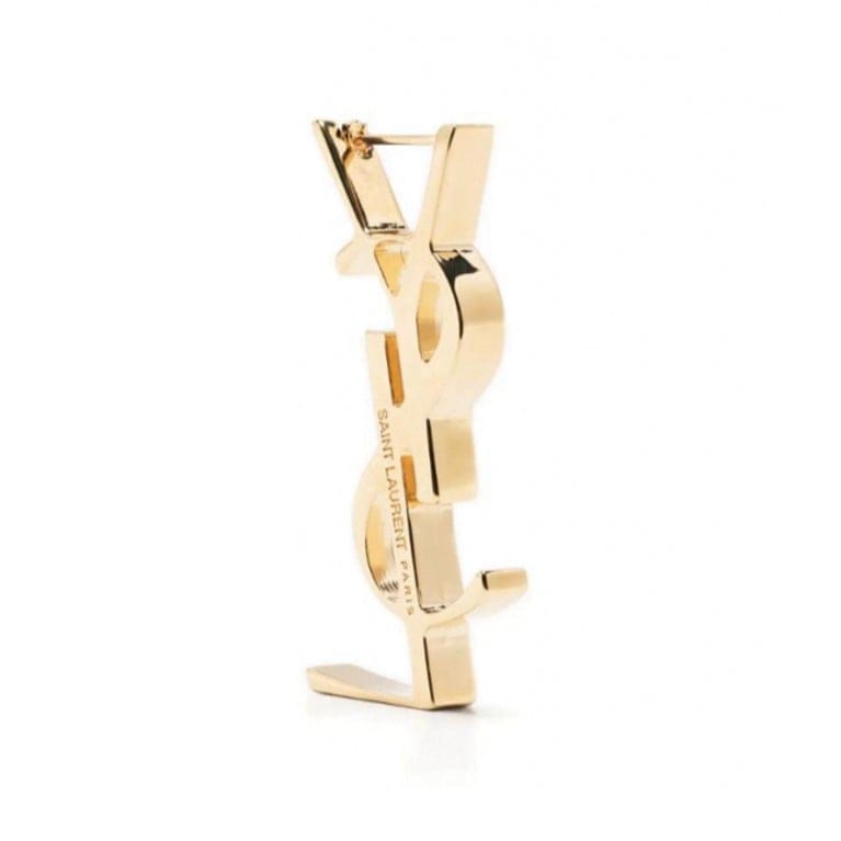 Saint laurent - Boucle d'oreille simple 'Monogram-Lettering' pour Femmes
