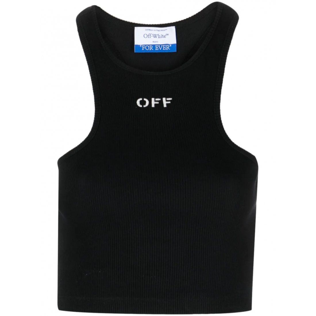 Off-White - Crop Top 'Off-Stamp' pour Femmes