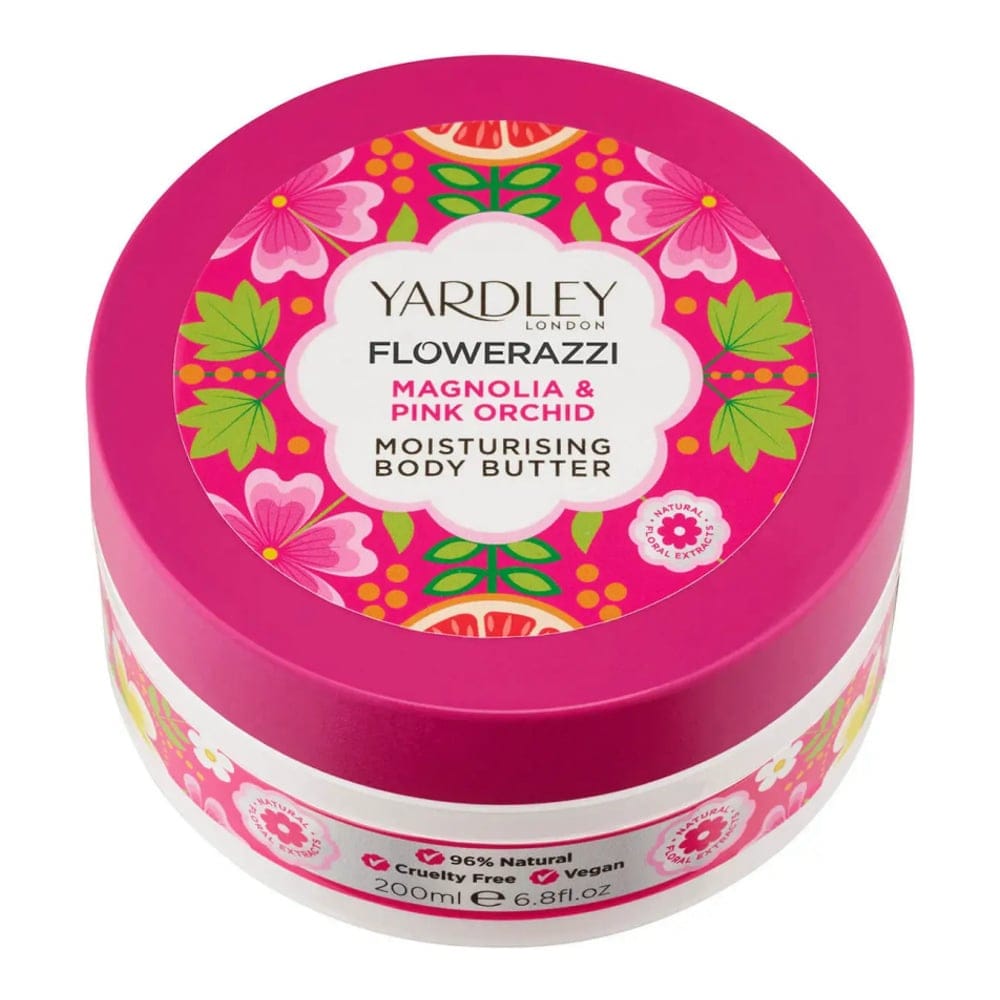 Yardley - Beurre corporel 'Flowerazzi Magnolia & Pink Orchid' - 200 ml