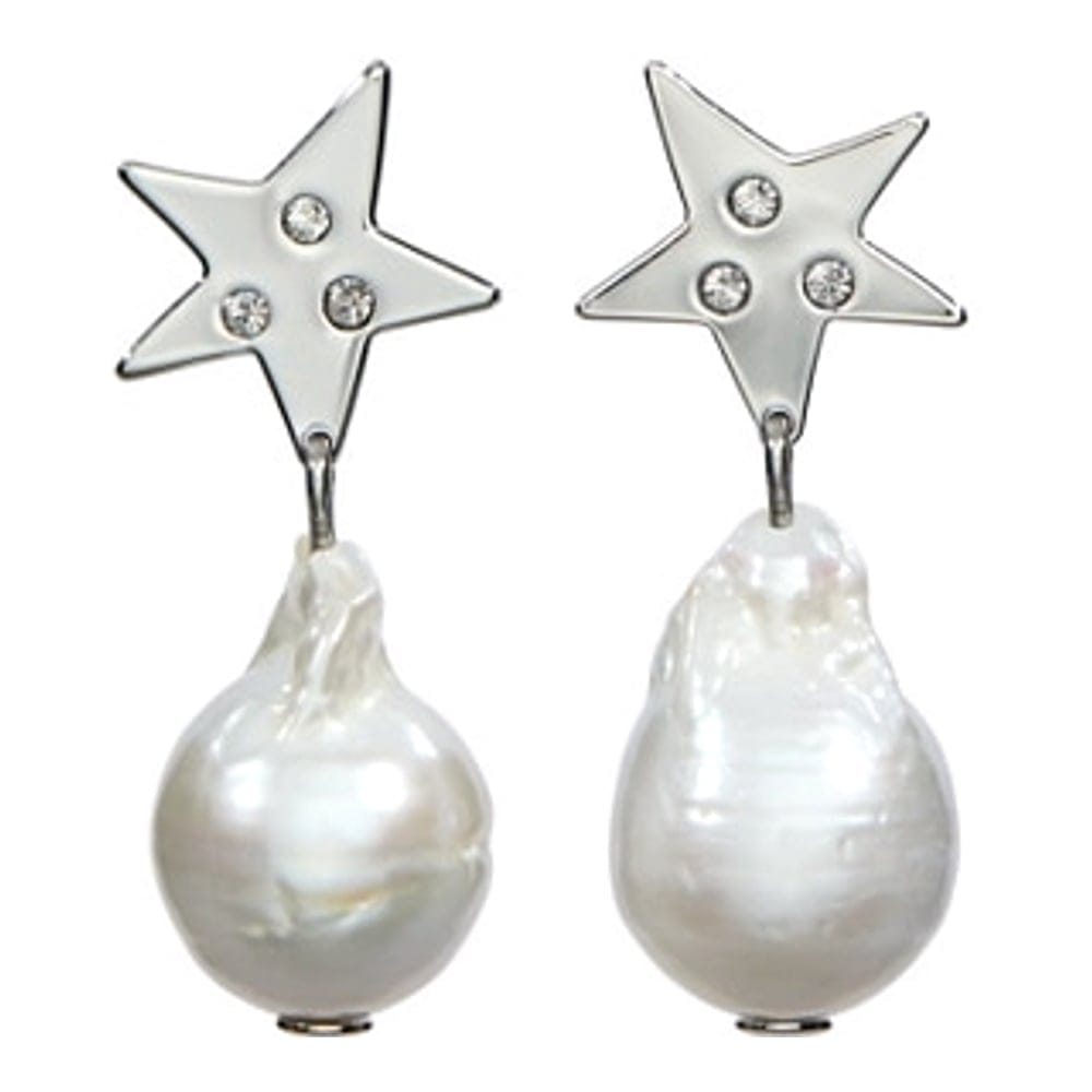 Tory burch - Boucles d'oreilles 'Star Pearl Drop' pour Femmes