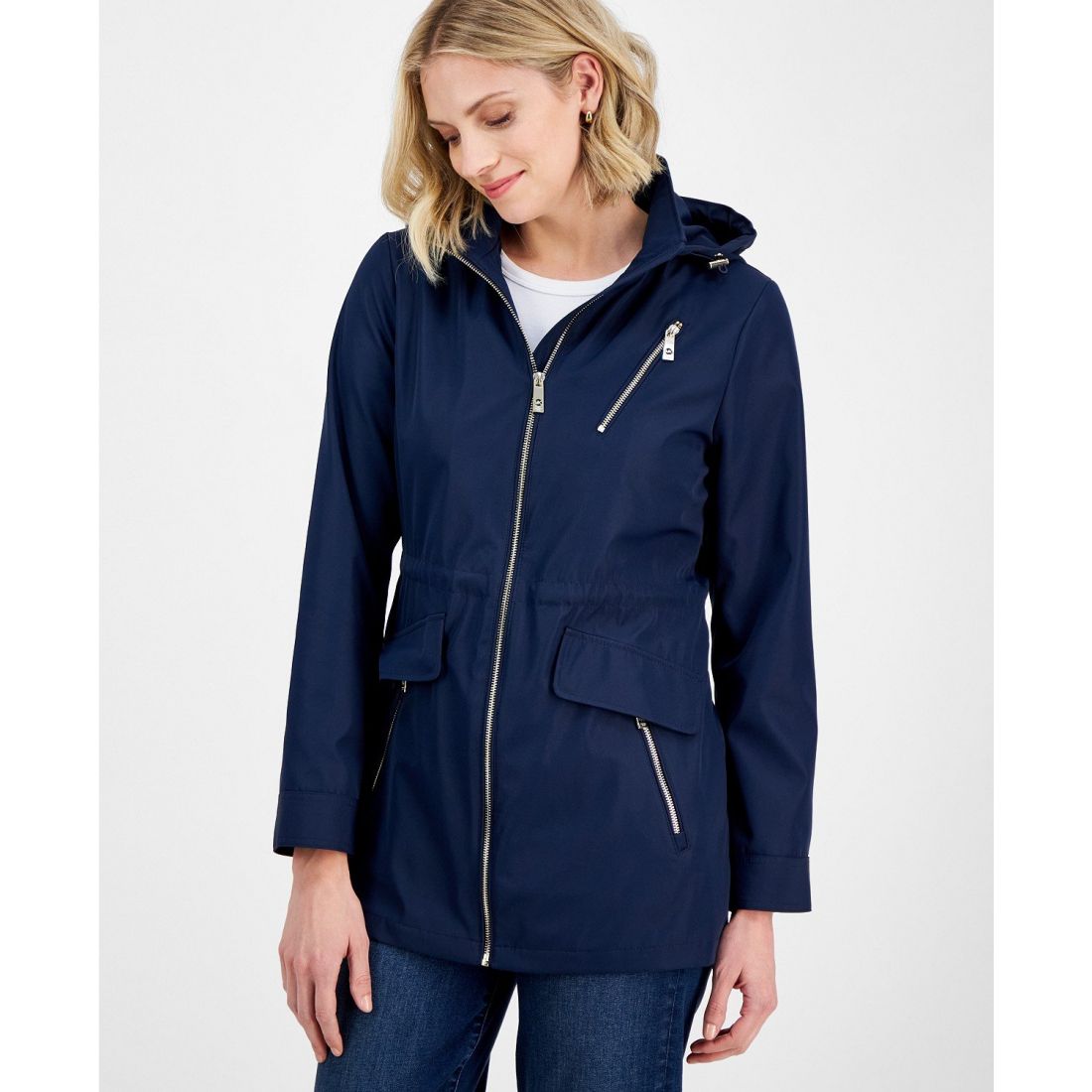 Michael kors - Manteau 'Hooded Water-Resistant Anorak' pour Femmes