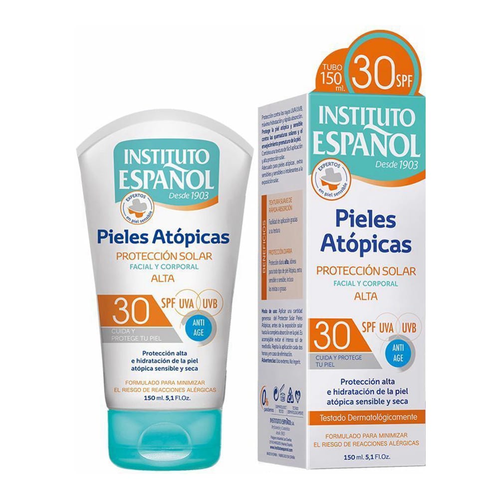 Instituto Español - Écran Solaire pour le Visage & le Corps 'Atopic Skin SPF30' - 150 ml