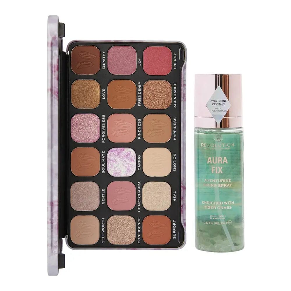 Revolution make up - Set de maquillage 'Crystal Aura' - Aura Fix 2 Pièces