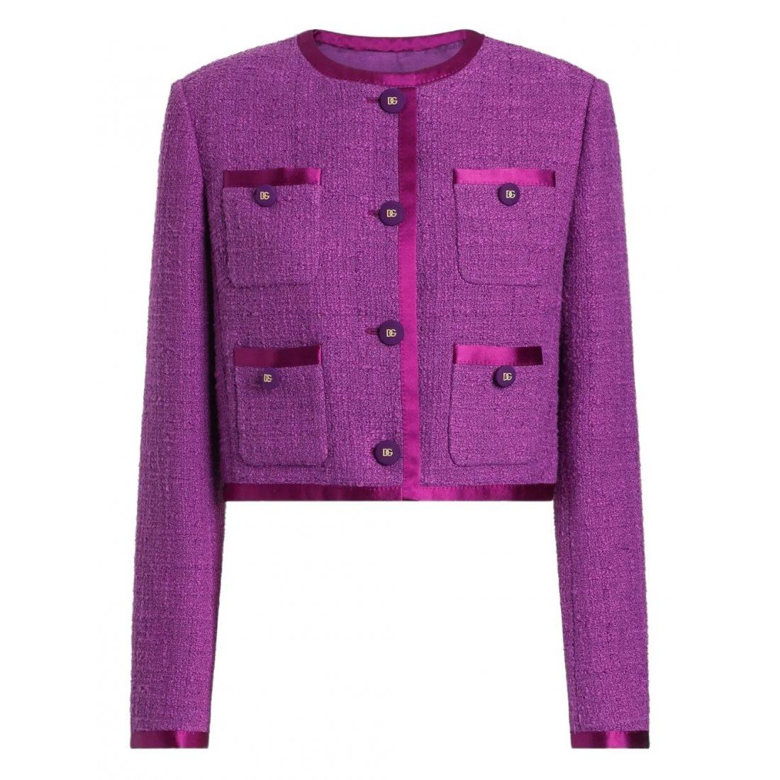 Dolce&gabbana - Veste 'Rachel Tweed Single-Breasted' pour Femmes