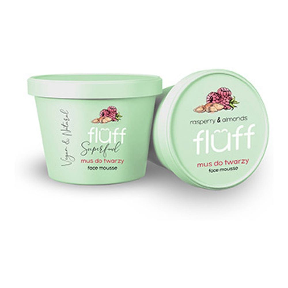 Fluff - Mousse nettoyant 'Raspberry & Almond' - 50 ml