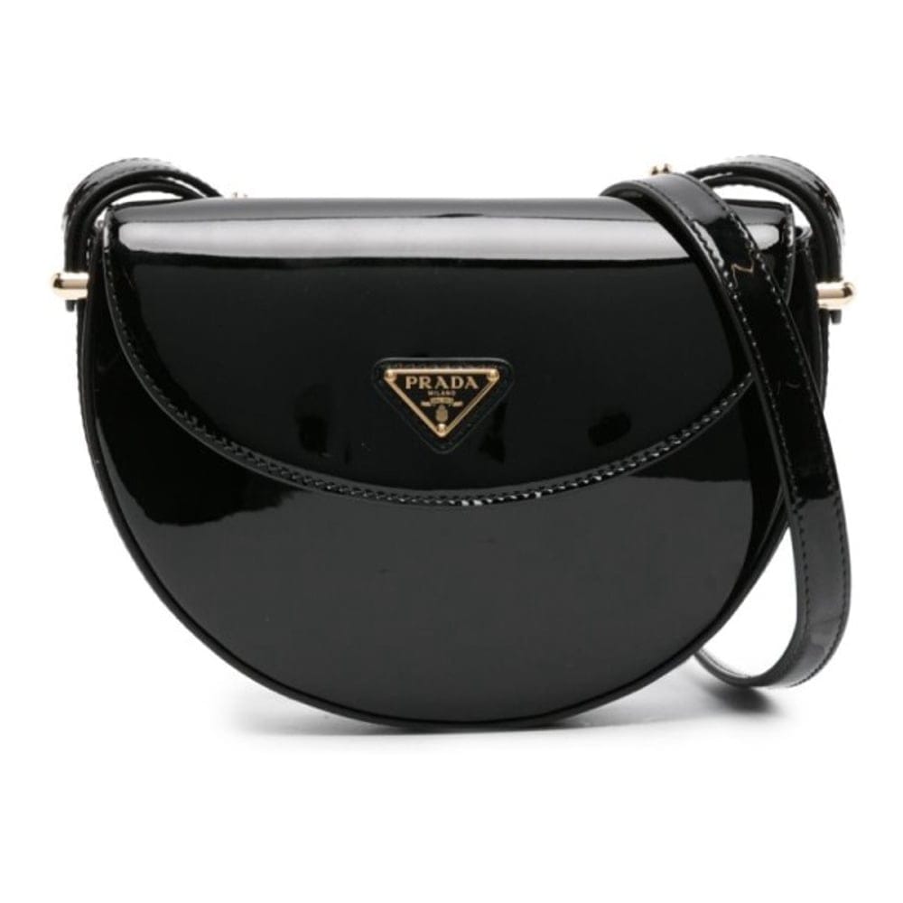 Prada - Sac à bandoulière 'Triangle-Logo Patent' pour Femmes