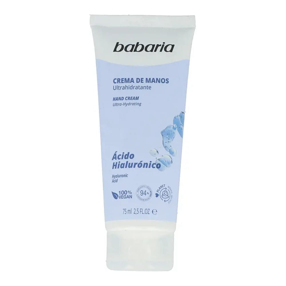 Babaria - Crème pour les mains 'Hyaluronic Acid Ultra Hydrating' - 75 ml