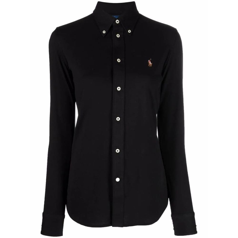 Polo ralph lauren - Chemise 'Embroidered-Logo Fitted' pour Femmes