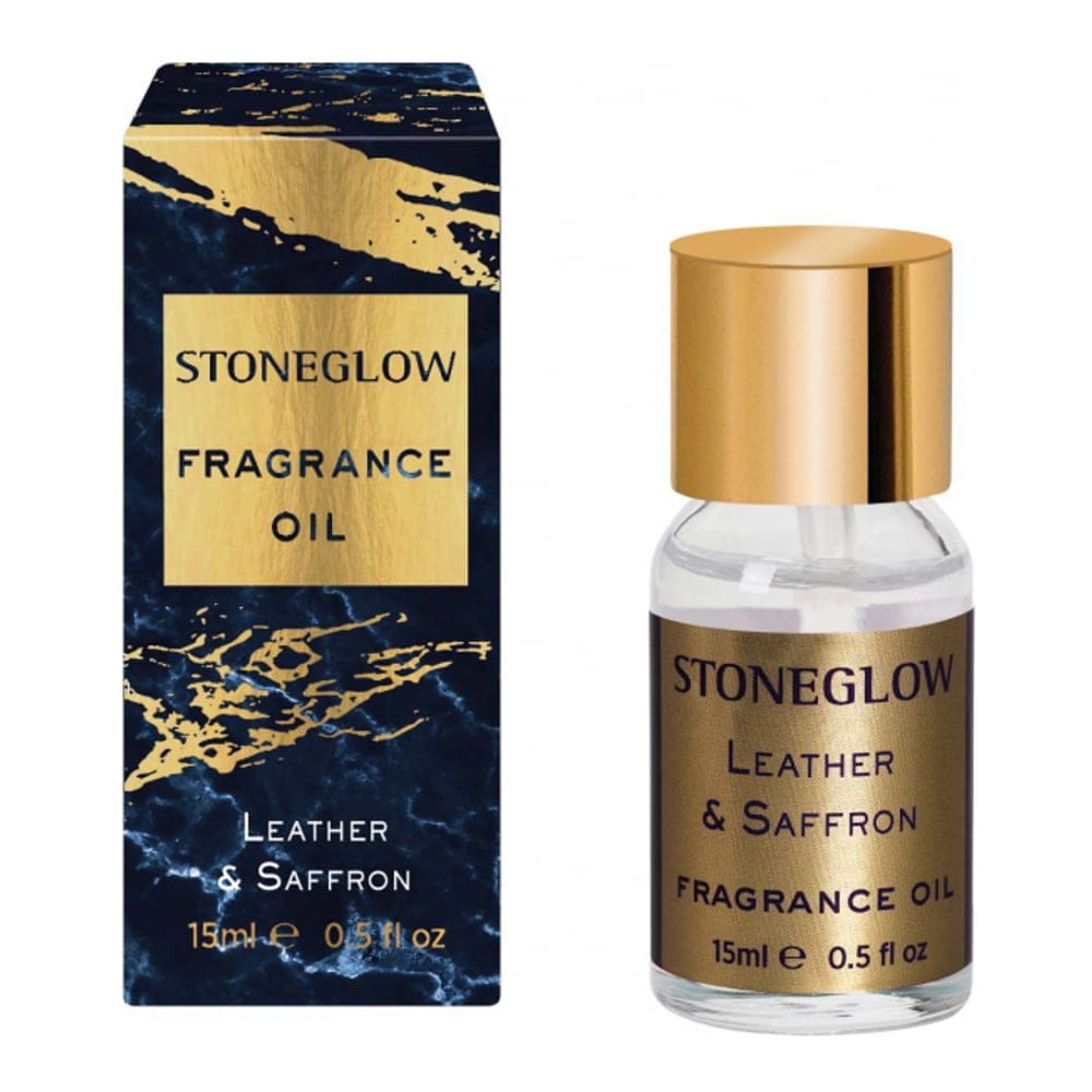 Stoneglow - Fragrance d'Huile 'Leather & Saffron' - 15 ml