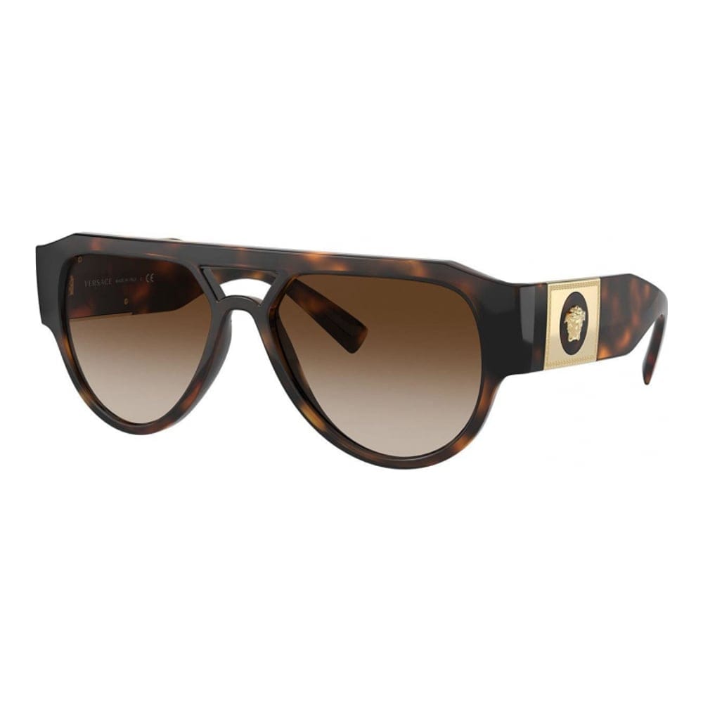 Versace - '57mm Gradient Aviator Sunglasses' pour Hommes
