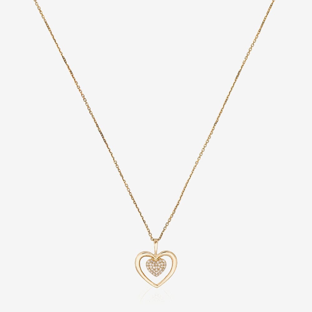 Diamanta - Pendentif sur chaine 'Coeur Tendresse' pour Femmes