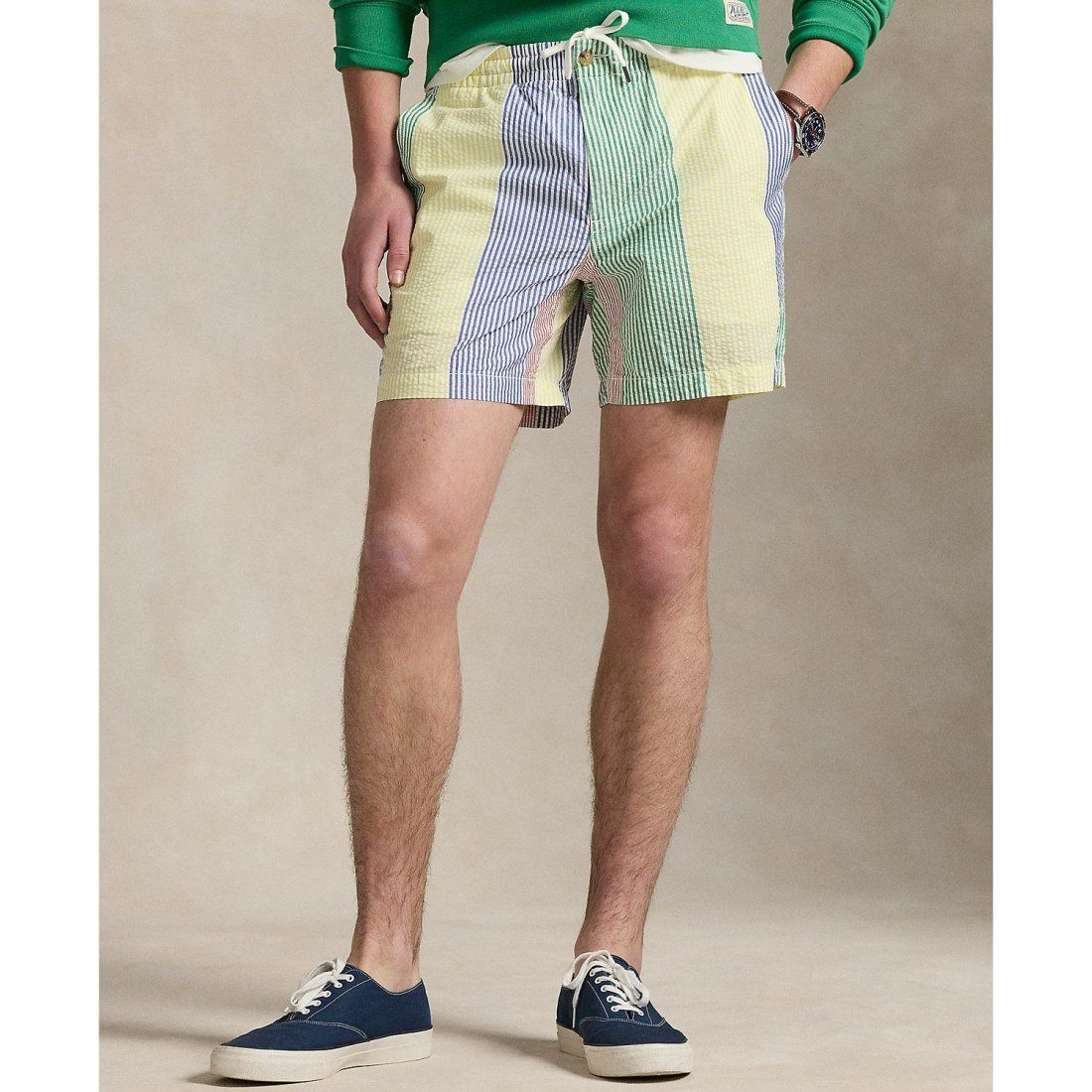 Polo ralph lauren - "Short 'Polo Prepster Seersucker' pour Hommes"
