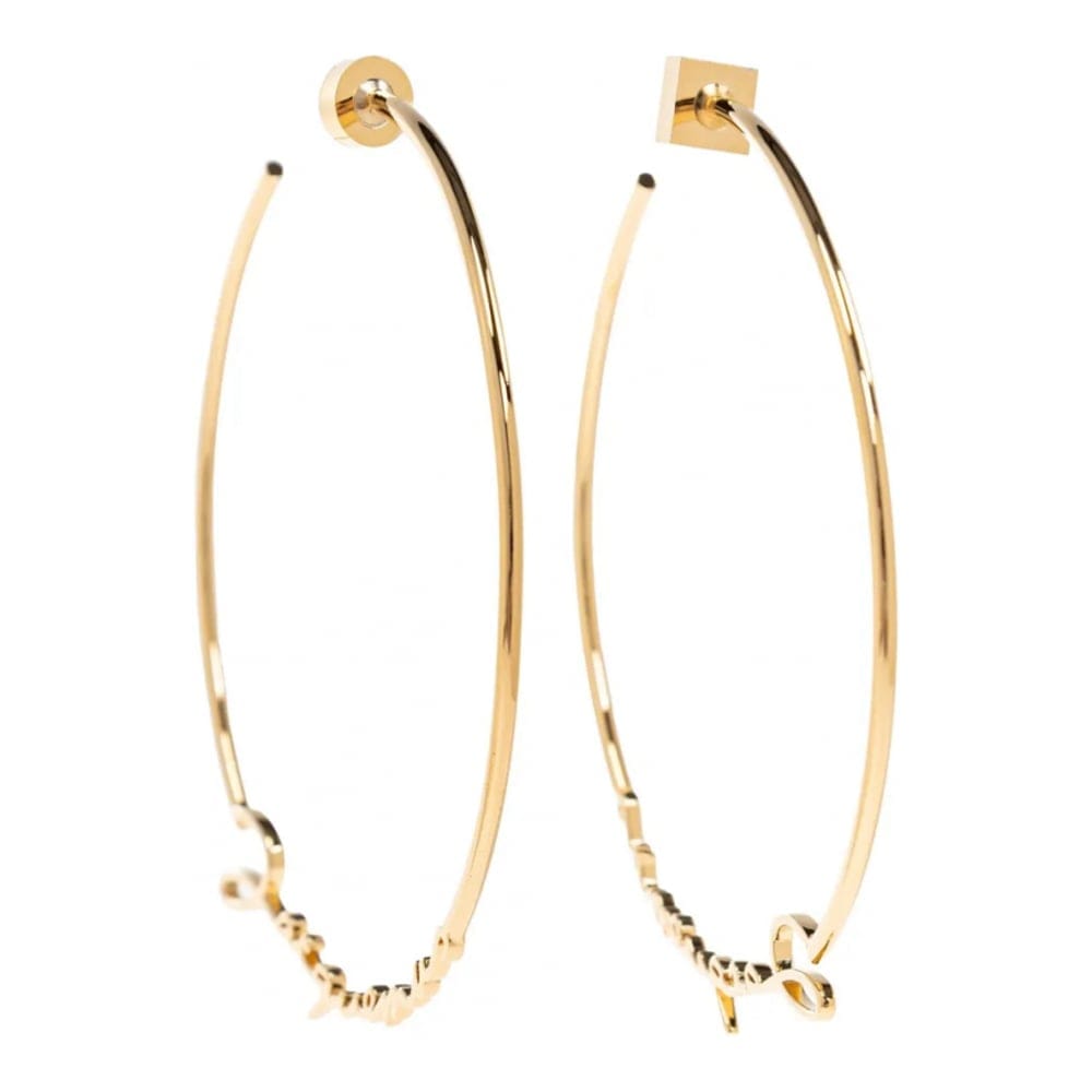 Jacquemus - Boucles d'oreilles 'Logo-Lettering Hoop' pour Femmes