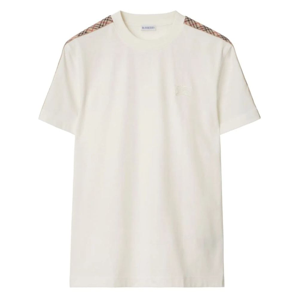 Burberry - T-shirt 'Checkered-Trim' pour Hommes