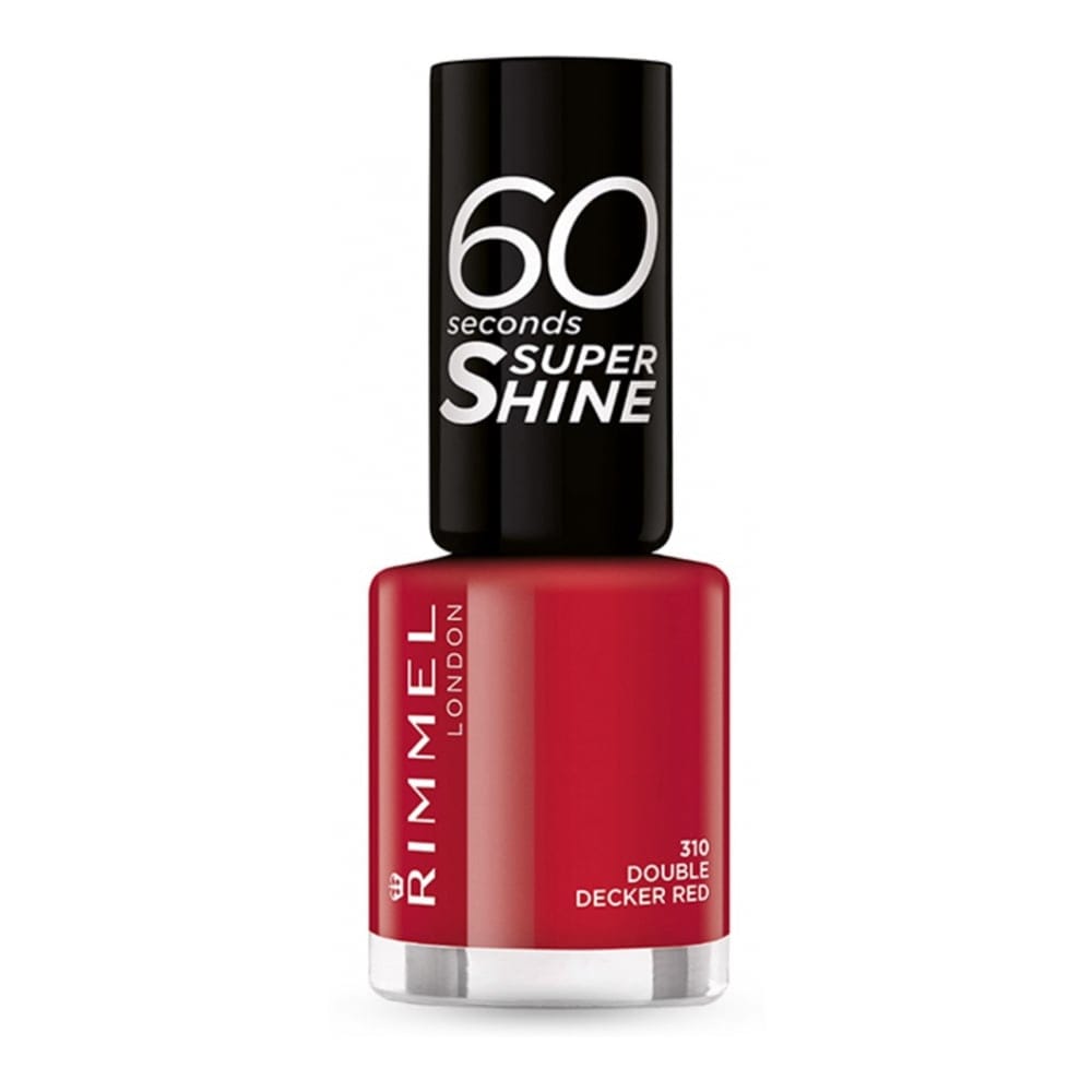 Rimmel - Vernis à ongles '60 Seconds Super Shine' - 310 Double Decker Red 8 ml
