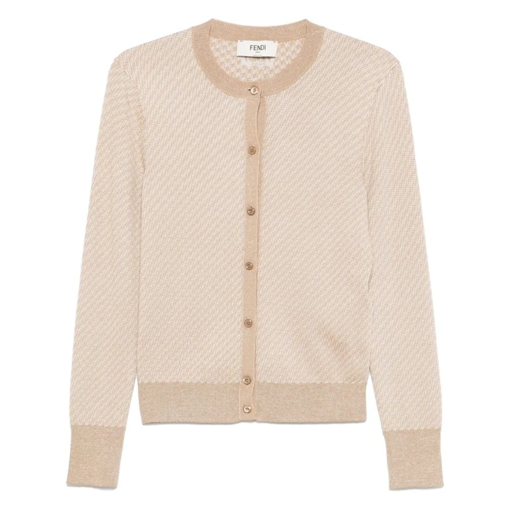 Fendi - Cardigan 'Ff-Jacquard' pour Femmes