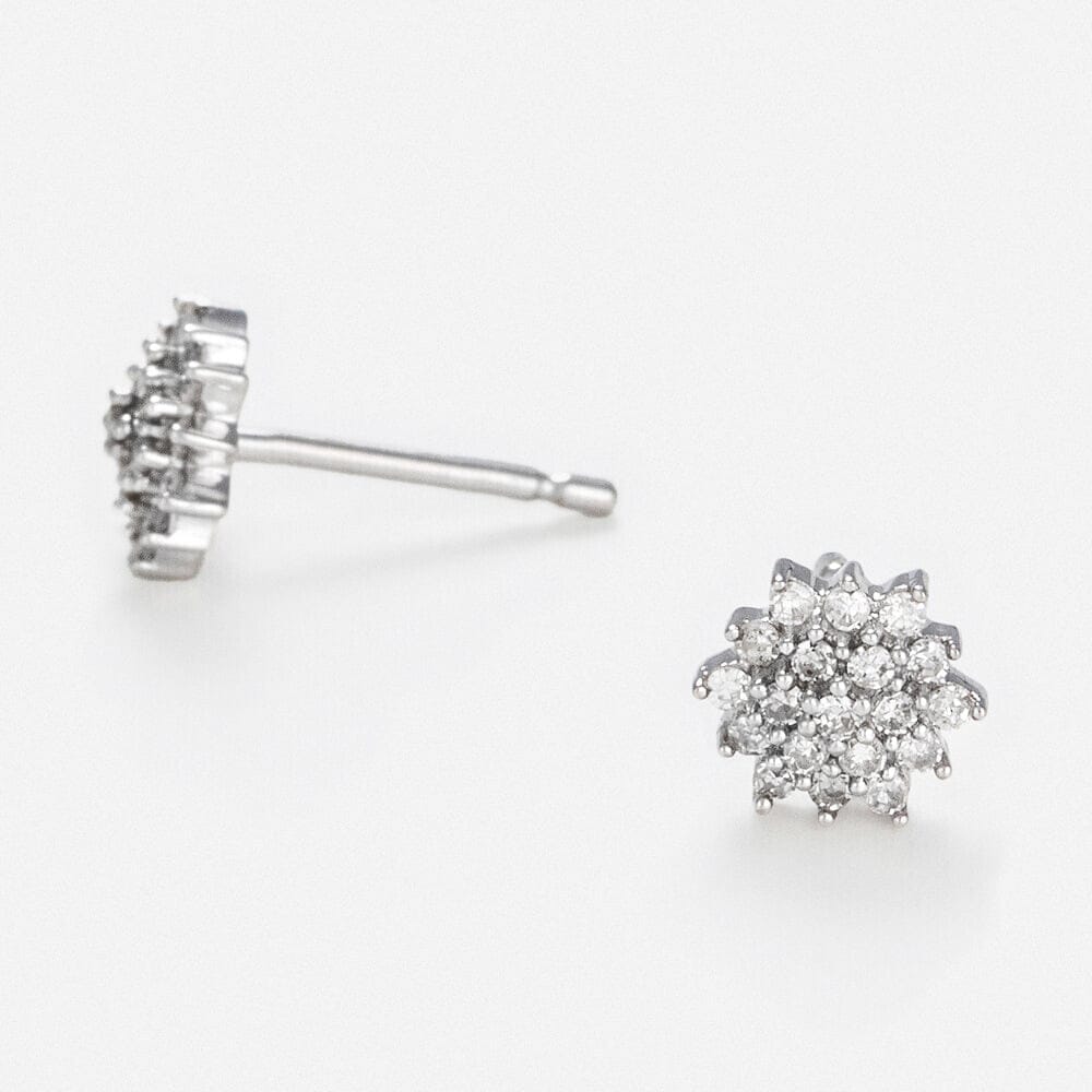 Comptoir du diamant - Boucles d'oreilles 'Beauté Majestueuse' pour Femmes
