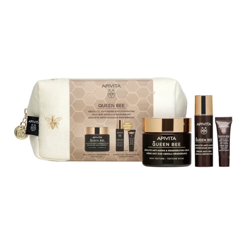 Apivita - "Set de soins anti-âge 'Queen Bee Rich' - 4 Pièces"