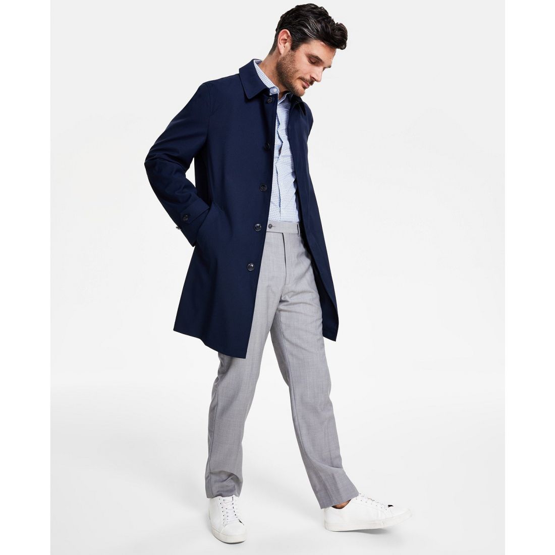 Michael kors - 'Classic-Fit Raincoat' pour Hommes