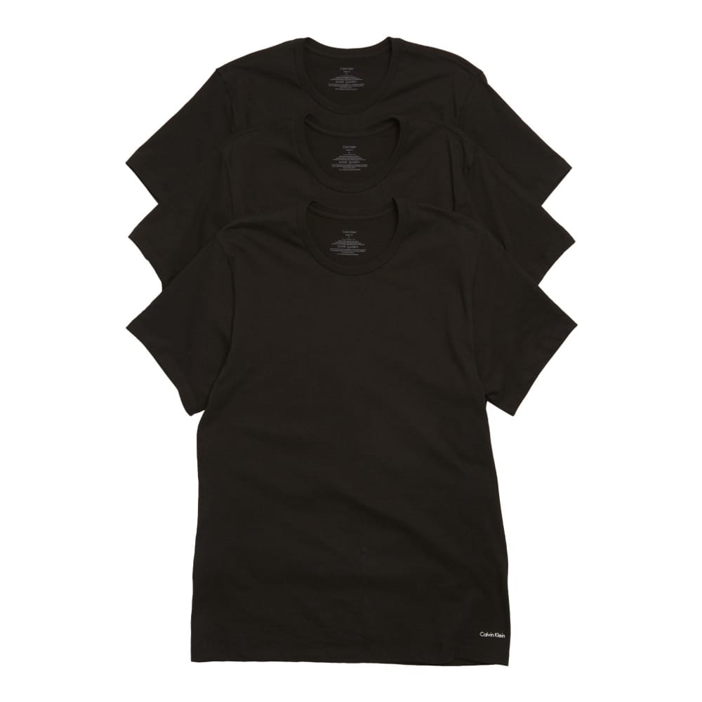 Calvin klein - T-shirt 'Cotton Crewneck' pour Hommes - 3 Pièces
