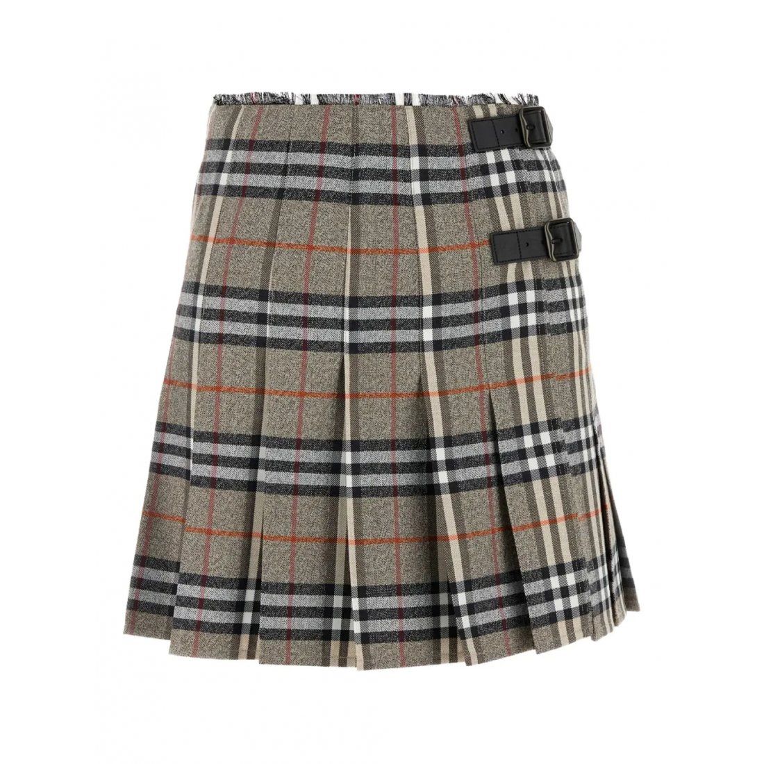 Burberry - Jupe Midi 'Check' pour Femmes