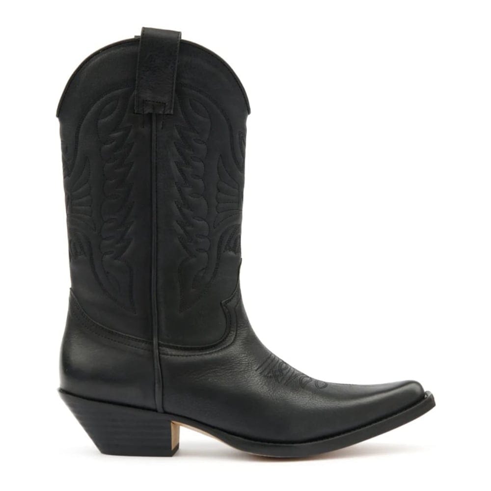 Mm6 maison margiela - Bottes Cowboy 'Western-Style Panelled' pour Femmes