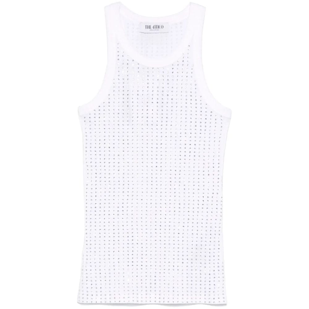 The attico - Débardeur 'Rhinestone-Embellished' pour Femmes