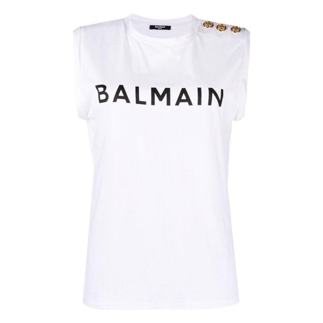 Balmain - Haut sans manches 'Logo' pour Femmes