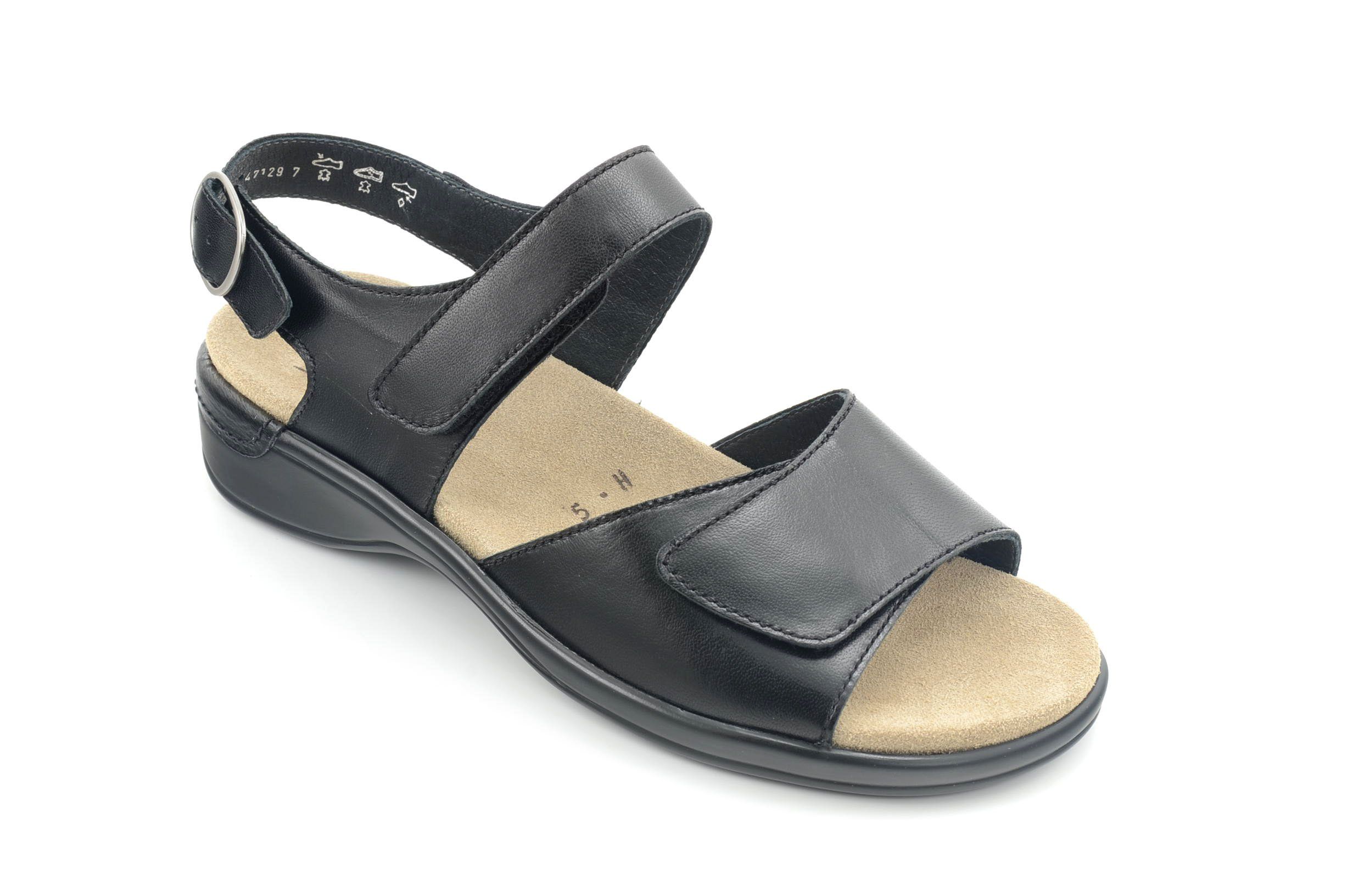 Semler - Sandale En Cuir A Velcros