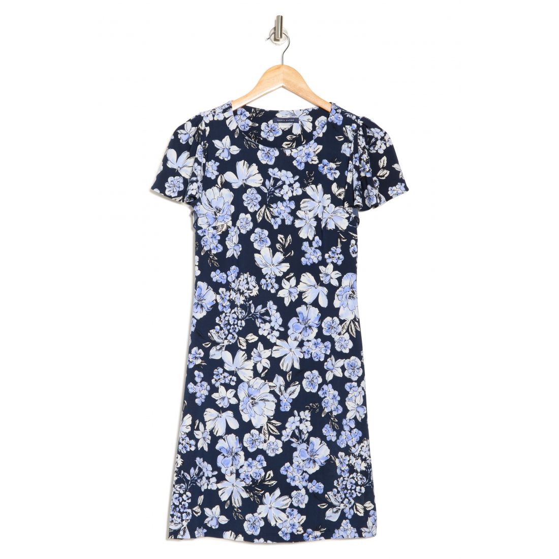 Tommy hilfiger - Robe 'Floral Flutter Sleeve Jersey Shift' pour Femmes