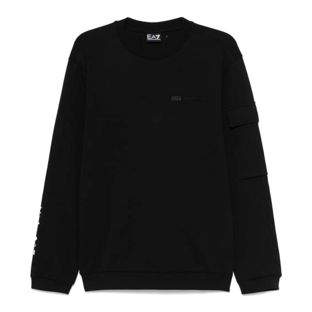 Ea7 emporio armani - "Sweatshirt 'Rubberised Logo-Print' pour Hommes"-M
