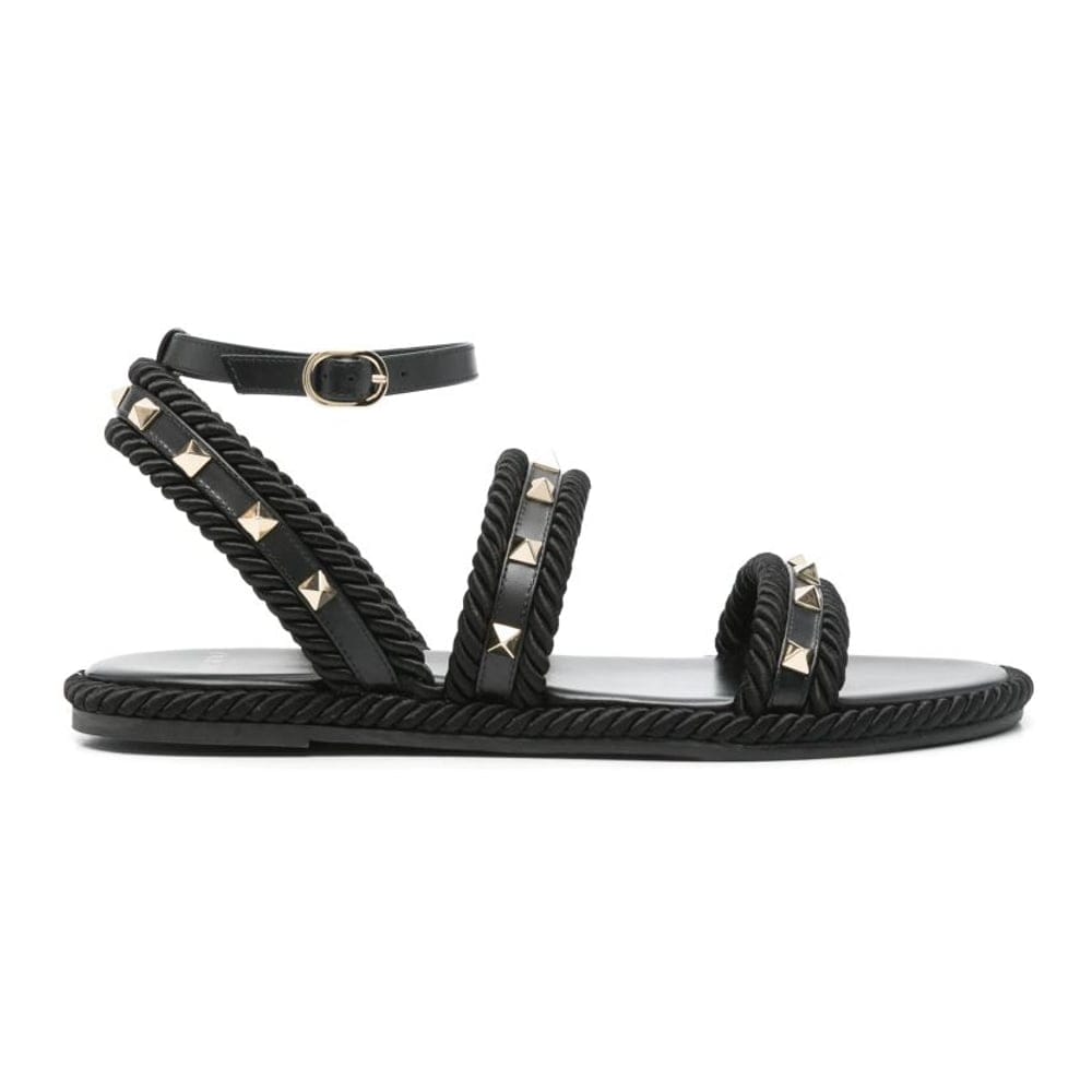 Valentino garavani - Sandales plates 'Rockstud' pour Femmes