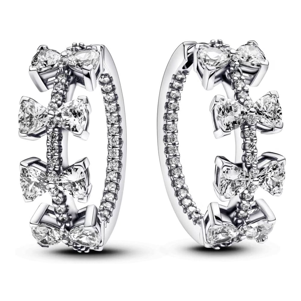 Pandora - Boucles d'oreilles 'Hoop With Bright Bows' pour Femmes