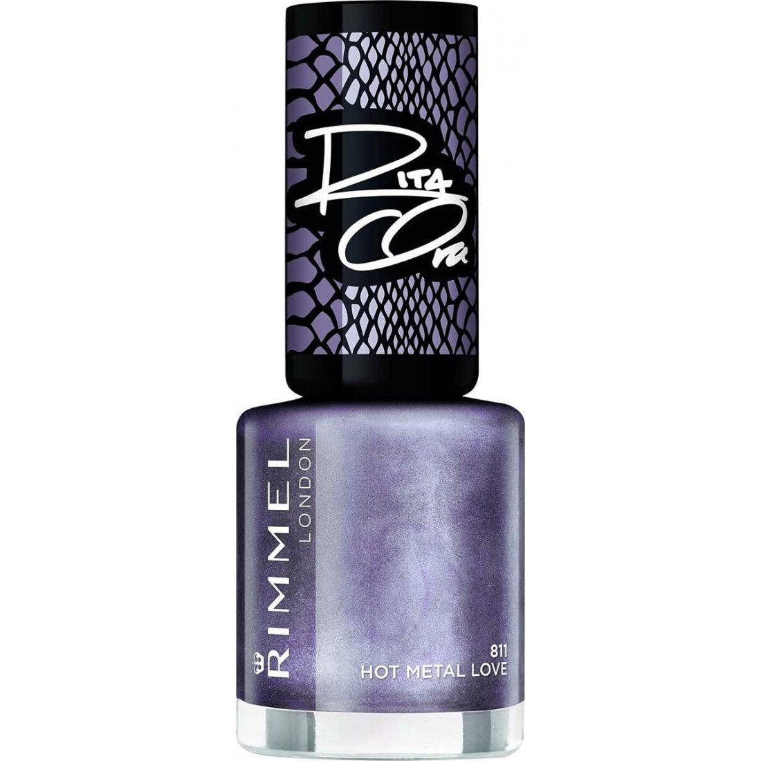 Rimmel - Vernis à ongles '60 Seconds Super Shine By Rita Ora' - 811 Hot Metal Love 8 ml