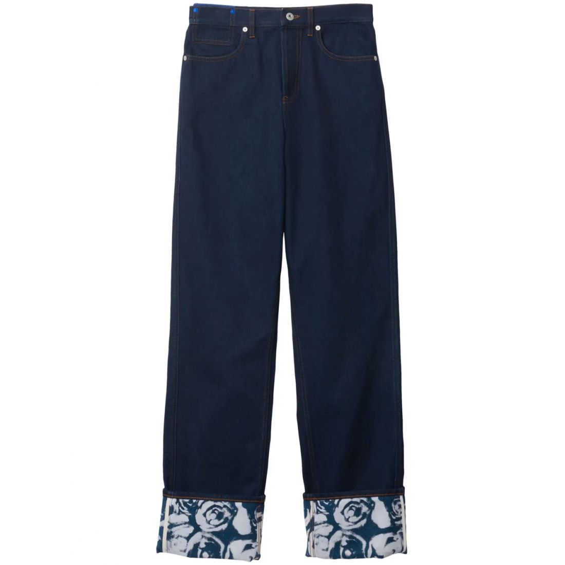 Burberry - Jeans 'Logo-Patch Straight-Leg' pour Femmes