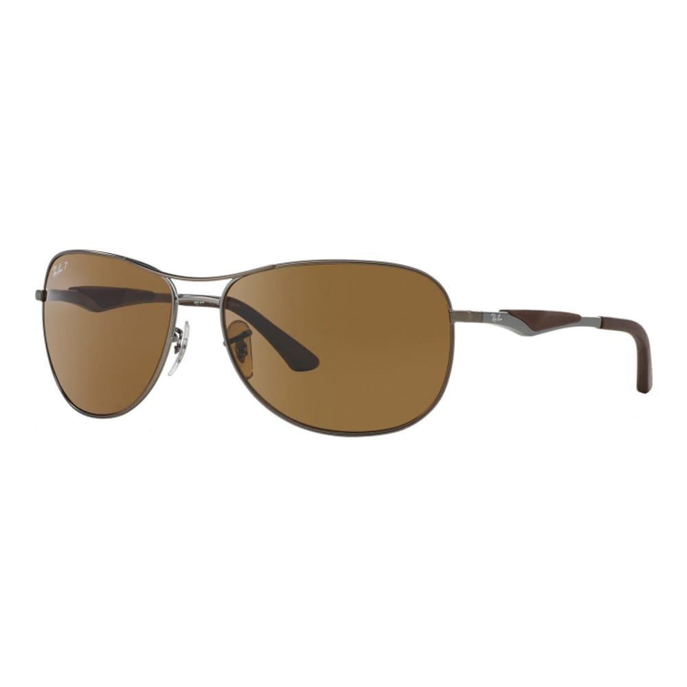 Ray-ban - '59mm Polarized Aviator Sunglasses' pour Hommes