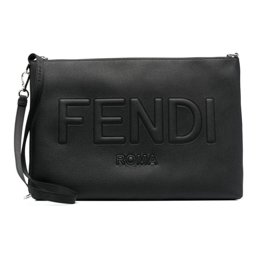 Fendi - Pochette 'Embossed-Logo' pour Hommes