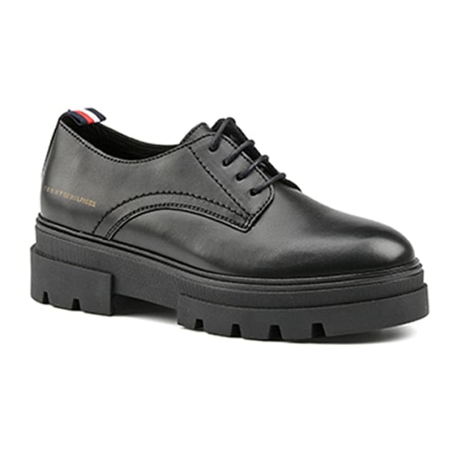 Tommy hilfiger - LEATHER LACE UP SHOE